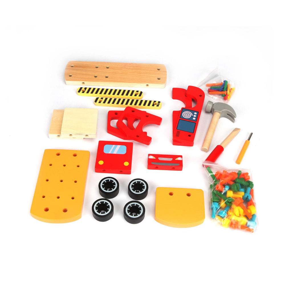 Build & Play Wooden Truck Toy