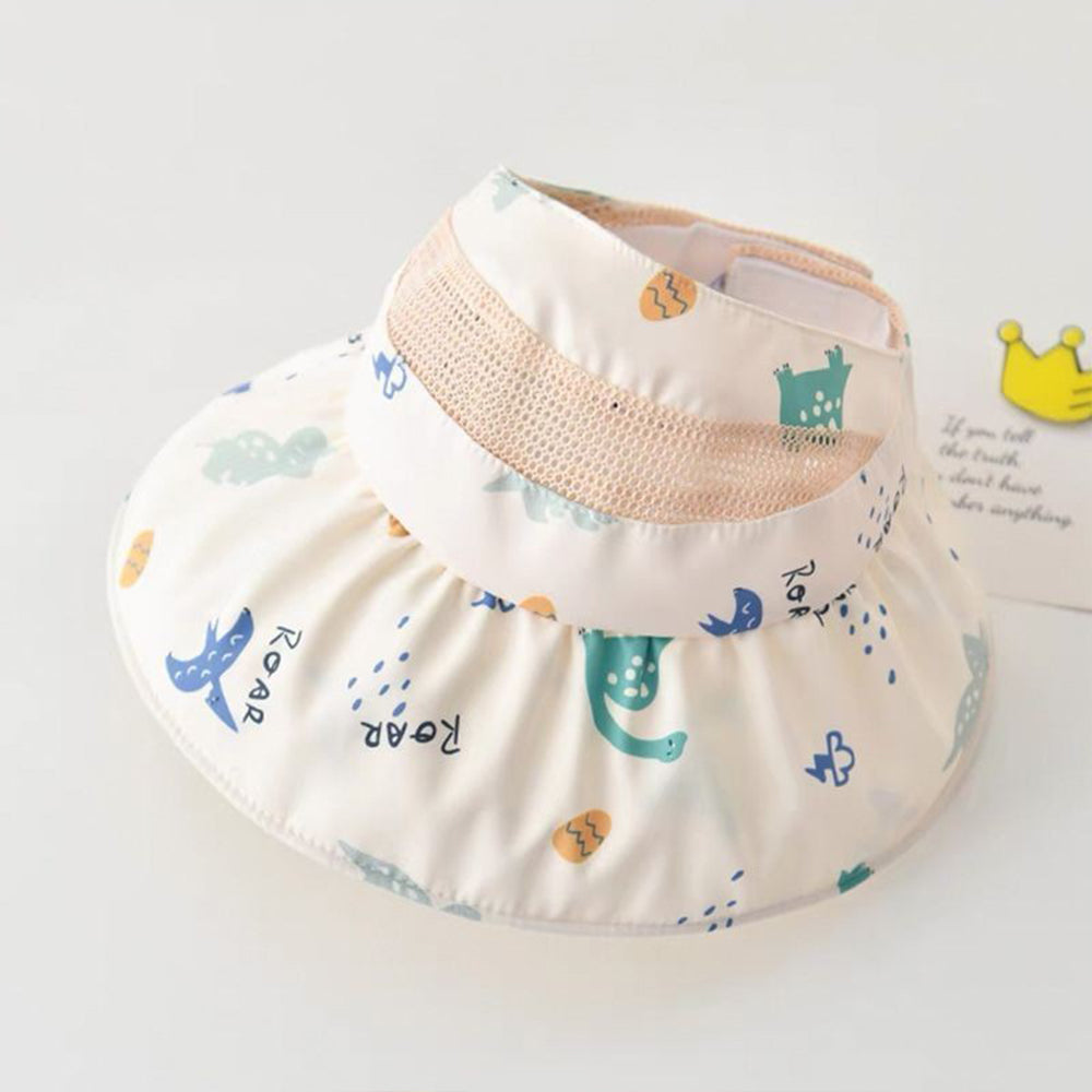 Baby Unisex UPF50+ Protection Outdoor Sun Hat - Dino