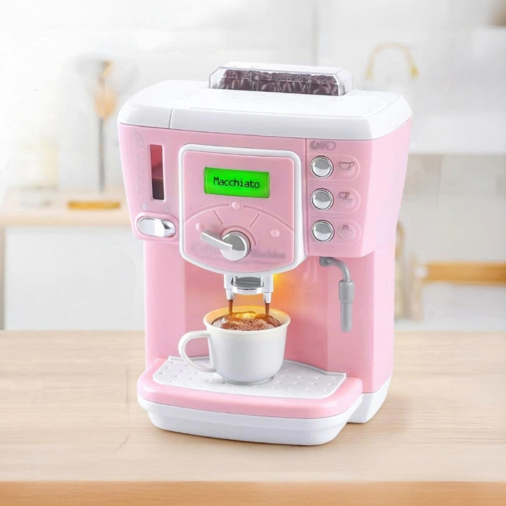 Toddler Mini Electric Coffee Machine Playset