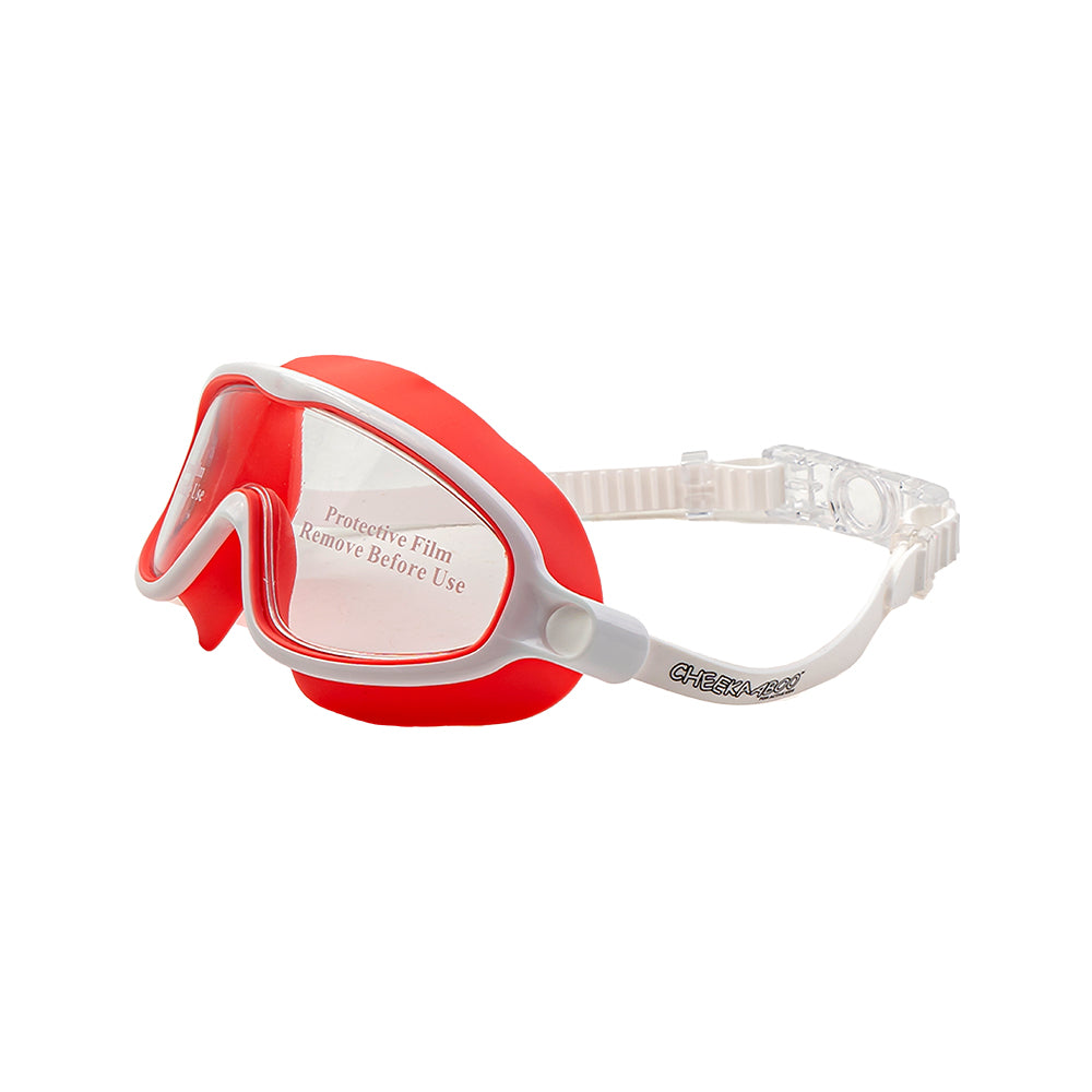 Wide Frame Swimming Goggles With Buckle_Side View