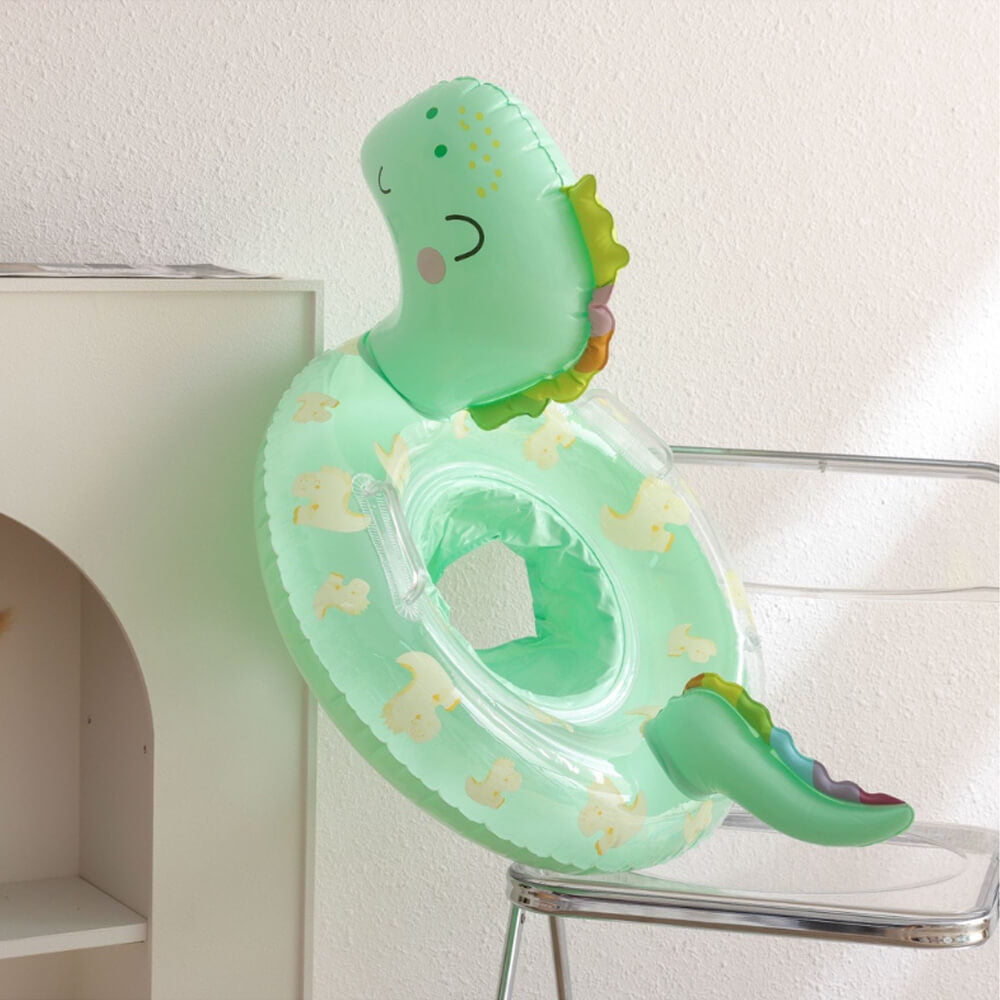 3D Children Inflatable Baby Swim Float - Green / Dino (1 - 4 Years)