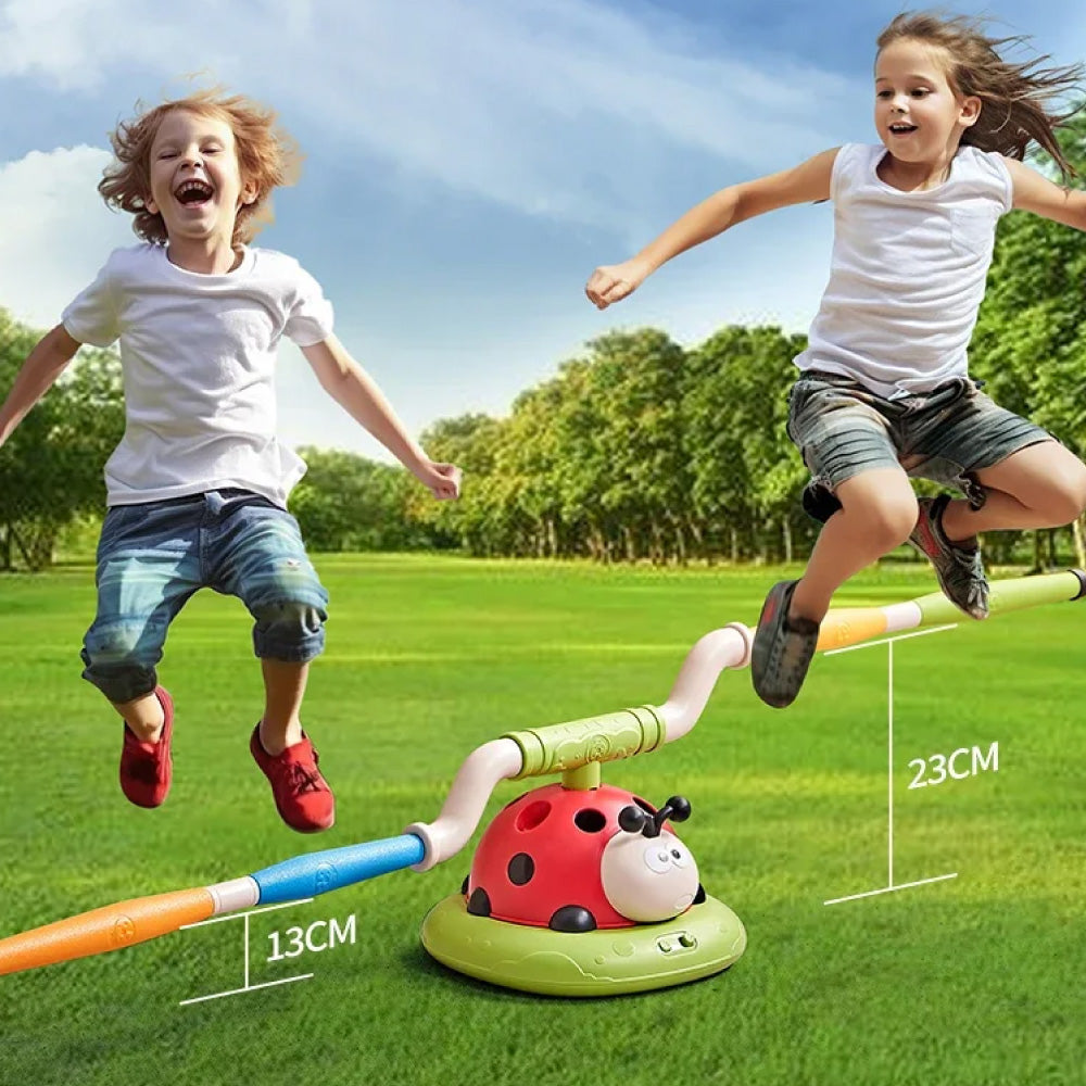 2 in 1 High Jumping & Ring Toss Game / Ladybug