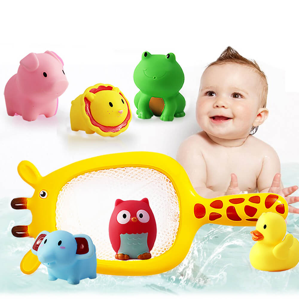 Floating Bath Squirties - Giraffe