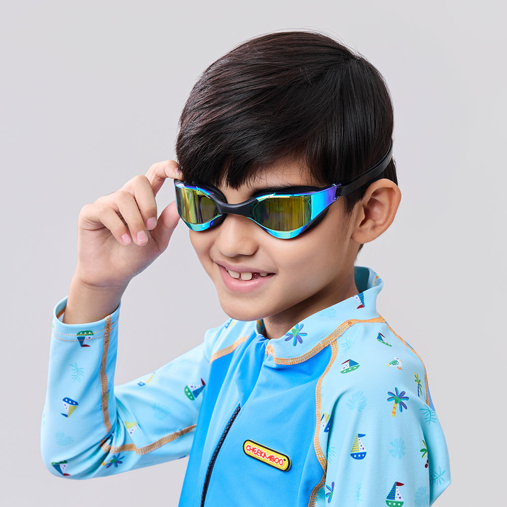 Kids Swim Goggles - Black (Above 14 years)