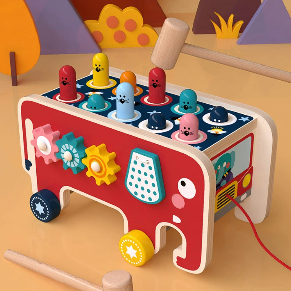 Play & Knock Wooden Learning Toy