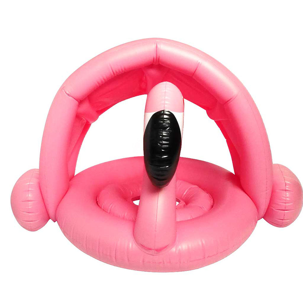 Baby Swim Float with Sunshade - Flamingo ( 6 Months Old & Above )