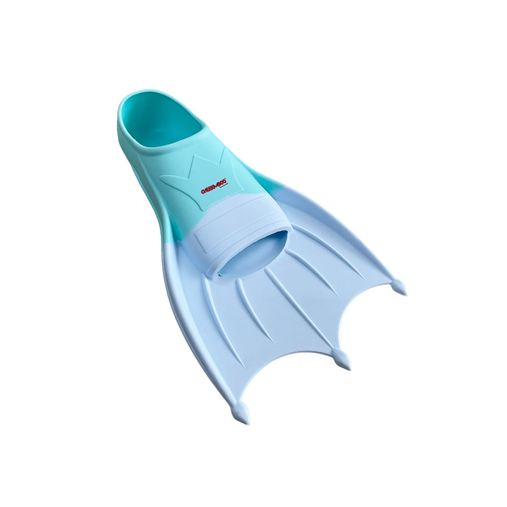 Silicone Swim Fins - Blue Mint Green