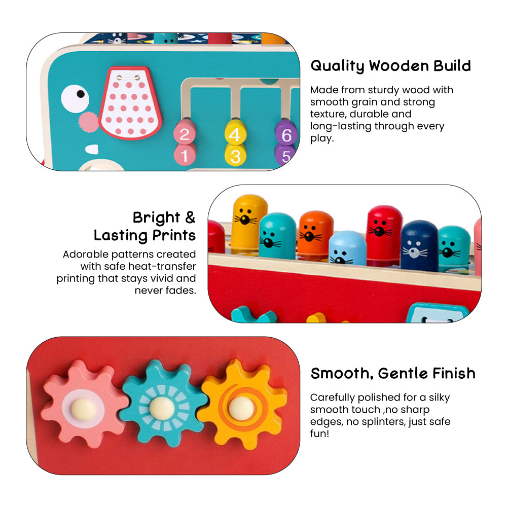 Play & Knock Wooden Learning Toy