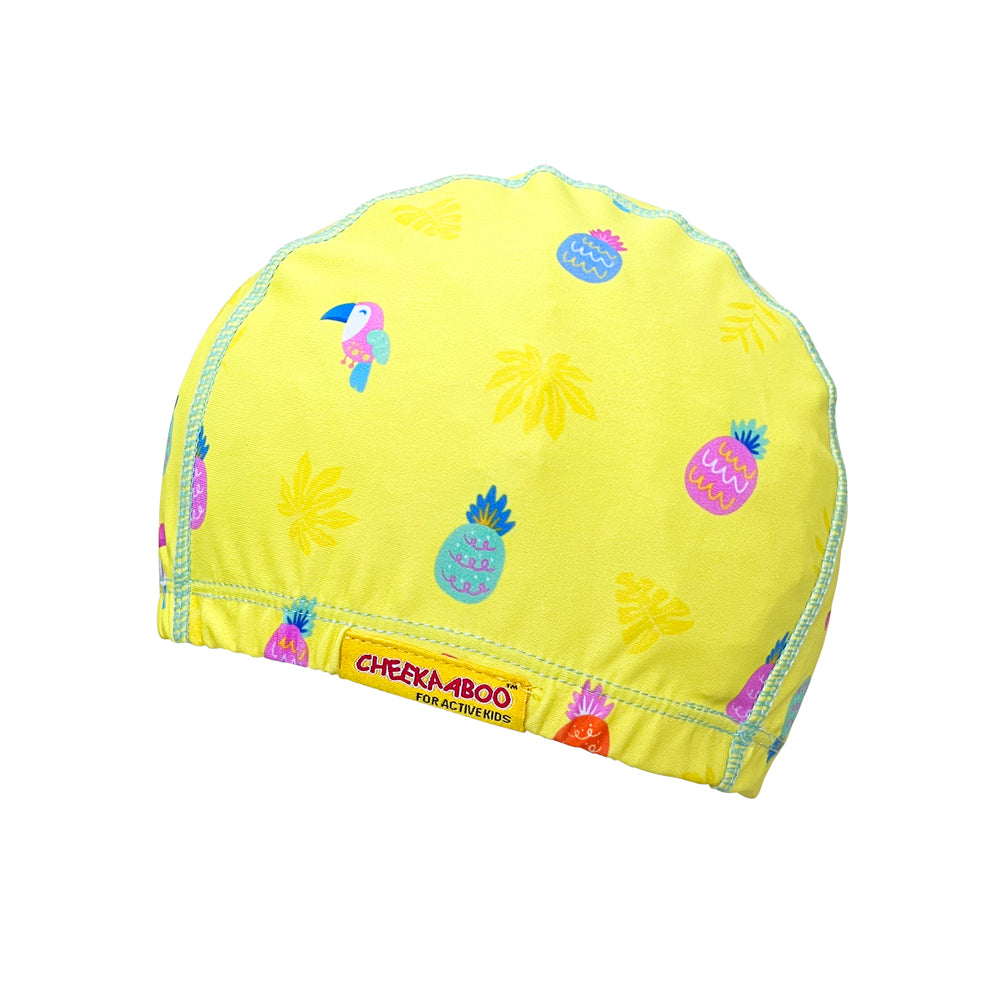 [Pre-order][Online Exclusive]Protective Toddler Swim Cap Peach Pineapple (ETA: 06th Oct 2025)