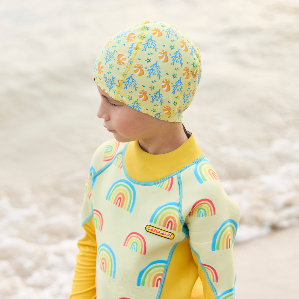 Protective Toddler Swim Cap Coral