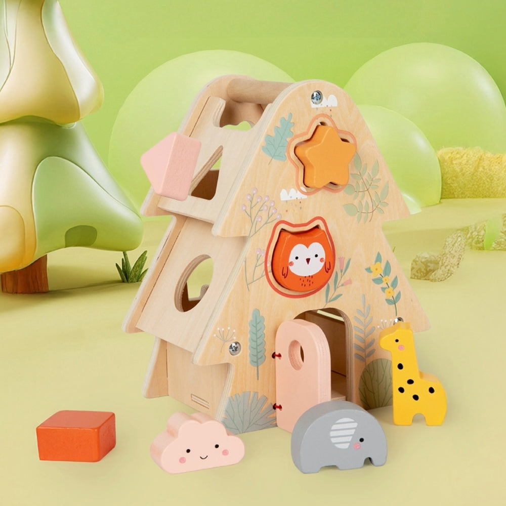 Wooden Shape Matching Educational Toy