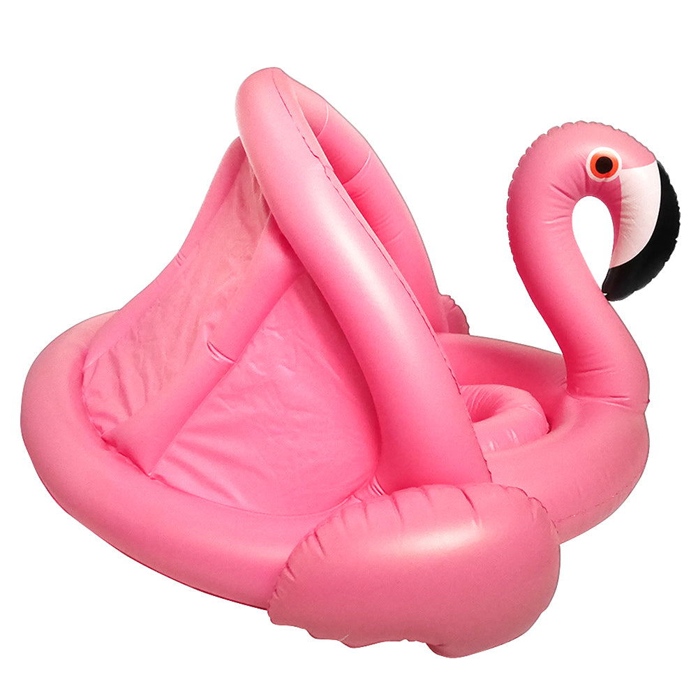 Baby Swim Float with Sunshade - Flamingo ( 6 Months Old & Above )