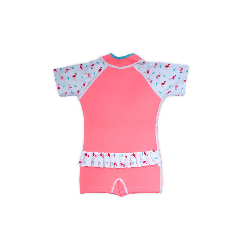 Wobbie Toddler Thermal Swimsuit UPF50+ Pink Flamingo
