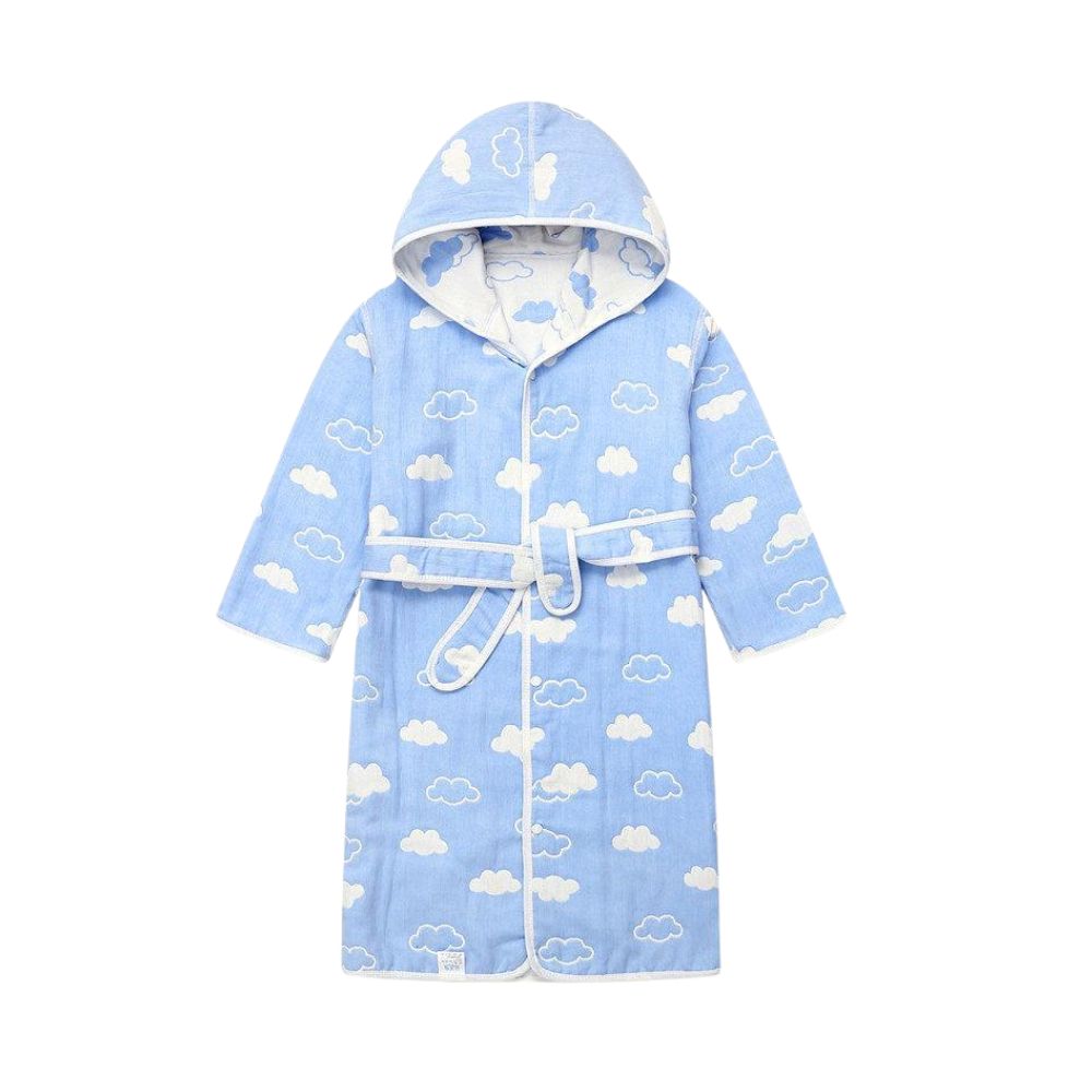 Premium Cotton Hooded Bathrobe for Toddler & Kids
