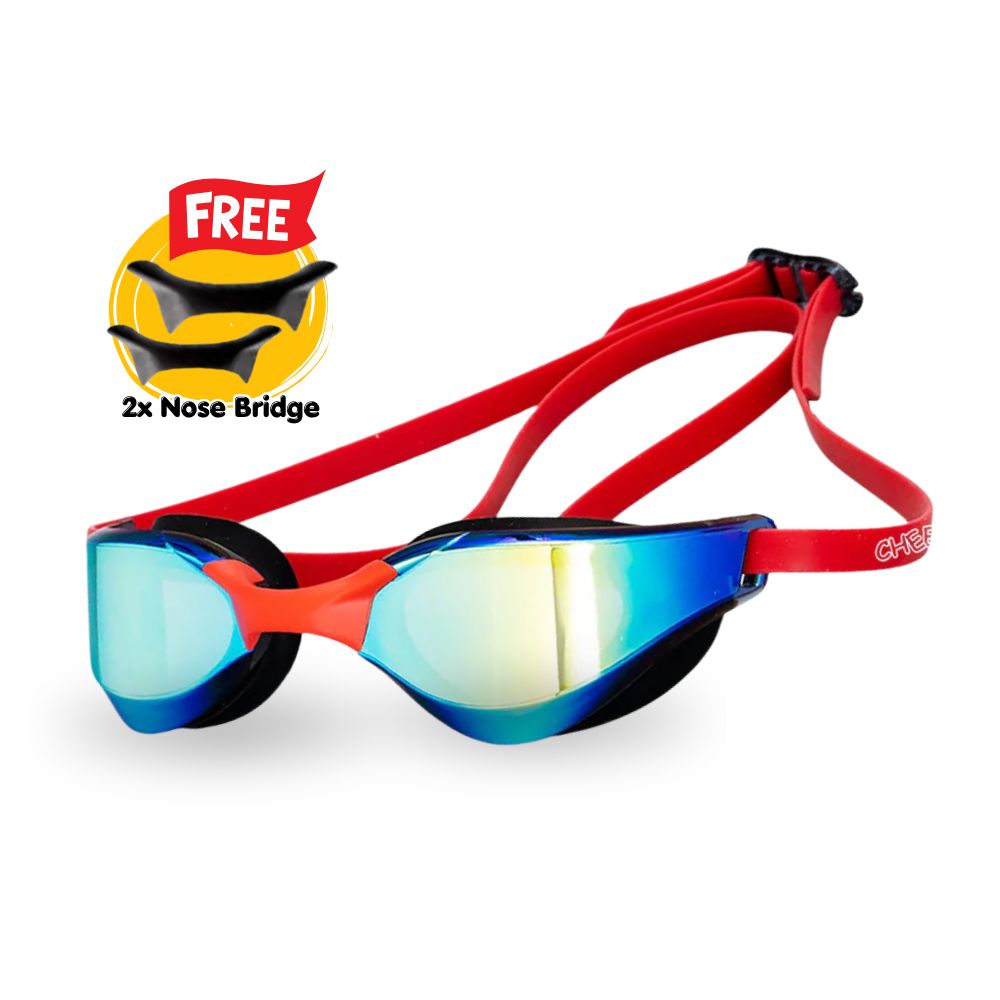 Kids Swim Goggles - Red