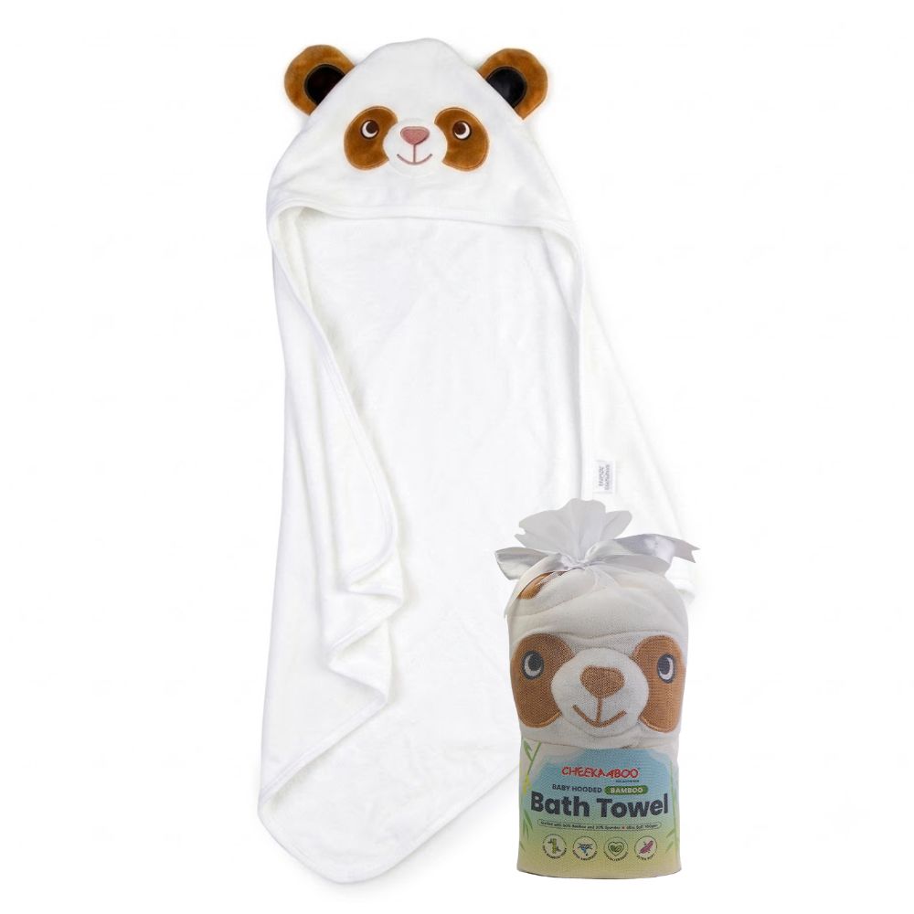 Premium Bamboo Hooded Bath Towel - Panda