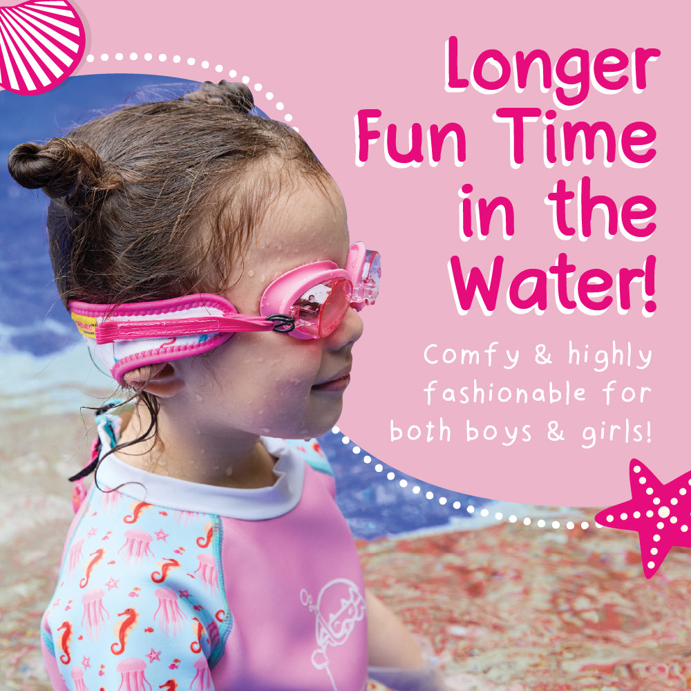 Cheekaaboo Booggles Swim Goggles - Flamingo