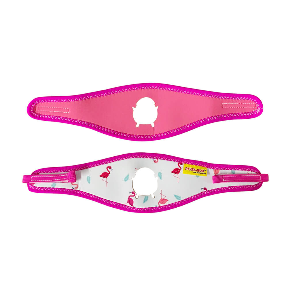 Toddler Booggles with Neoprene Head Strap Pink Flamingo