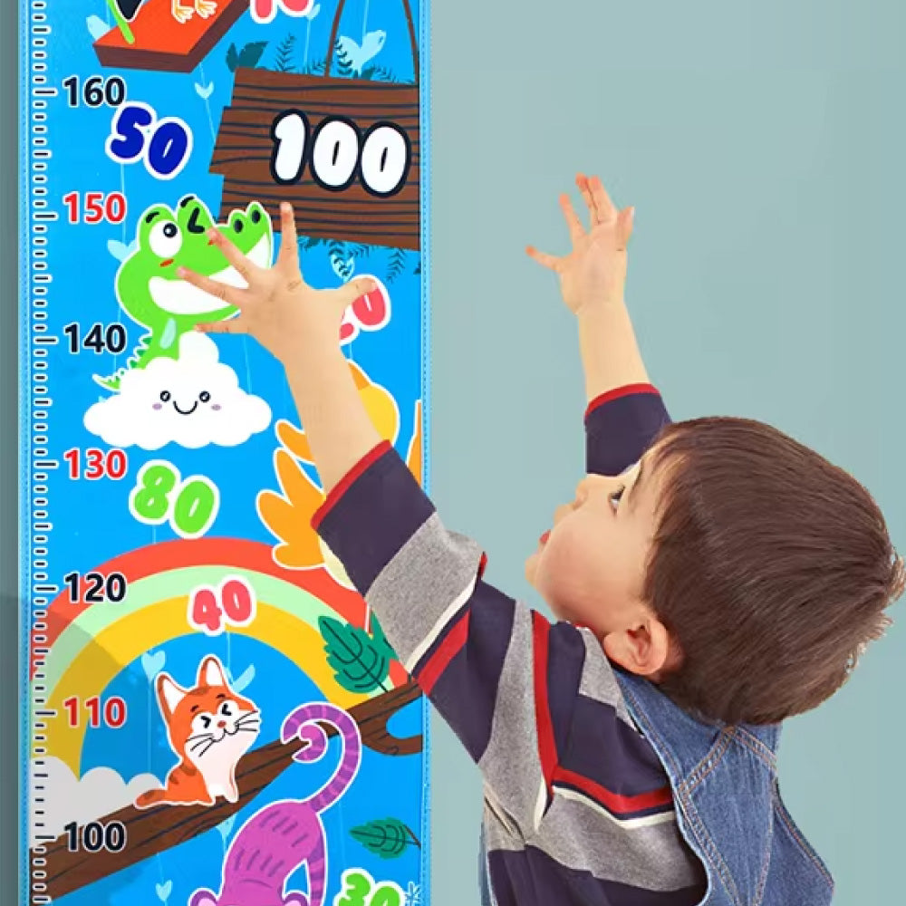 Kid's Height Chart with Sticky Ball Dart