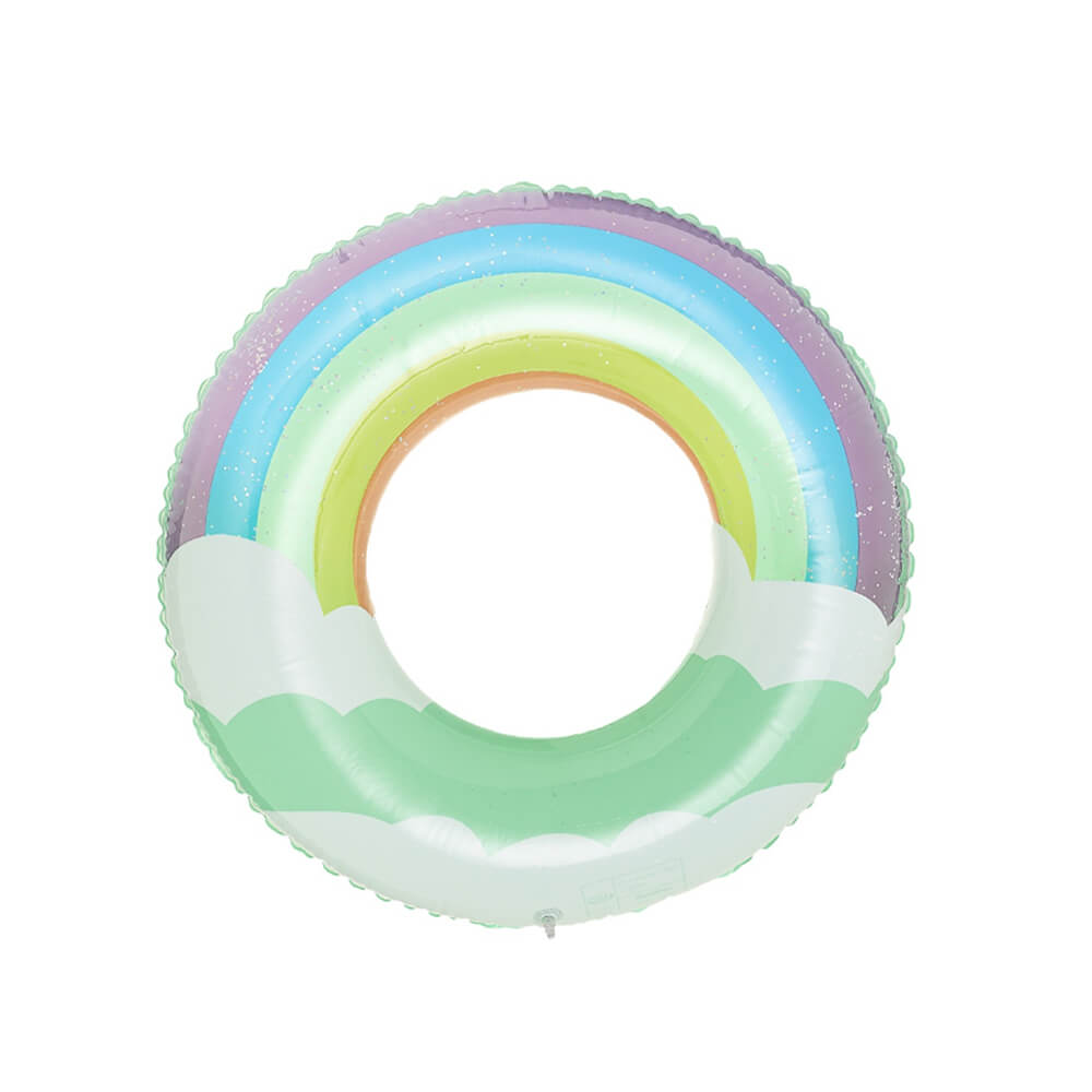 Children Inflatable Kids Swim Ring - Rainbow ( 3 Years Old & Above )