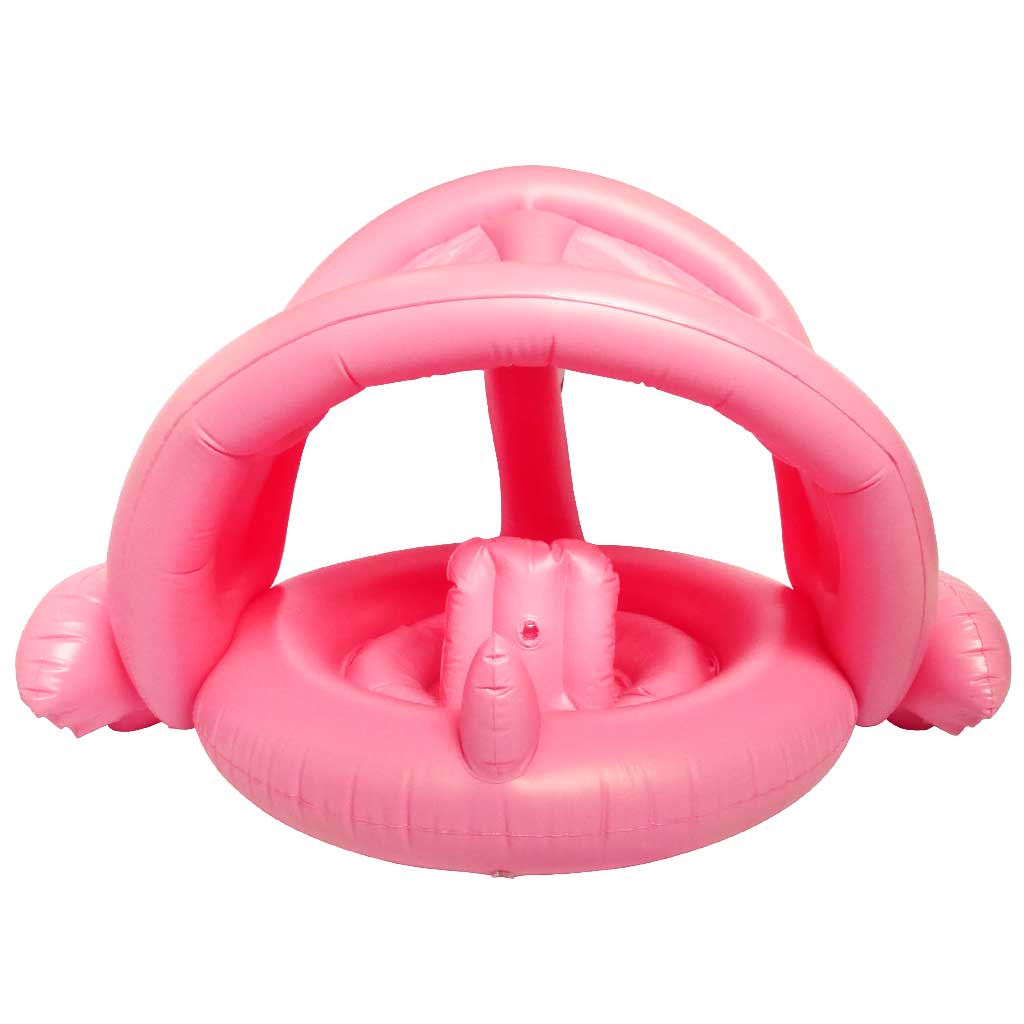 Baby Swim Float with Sunshade - Flamingo ( 6 Months Old & Above )