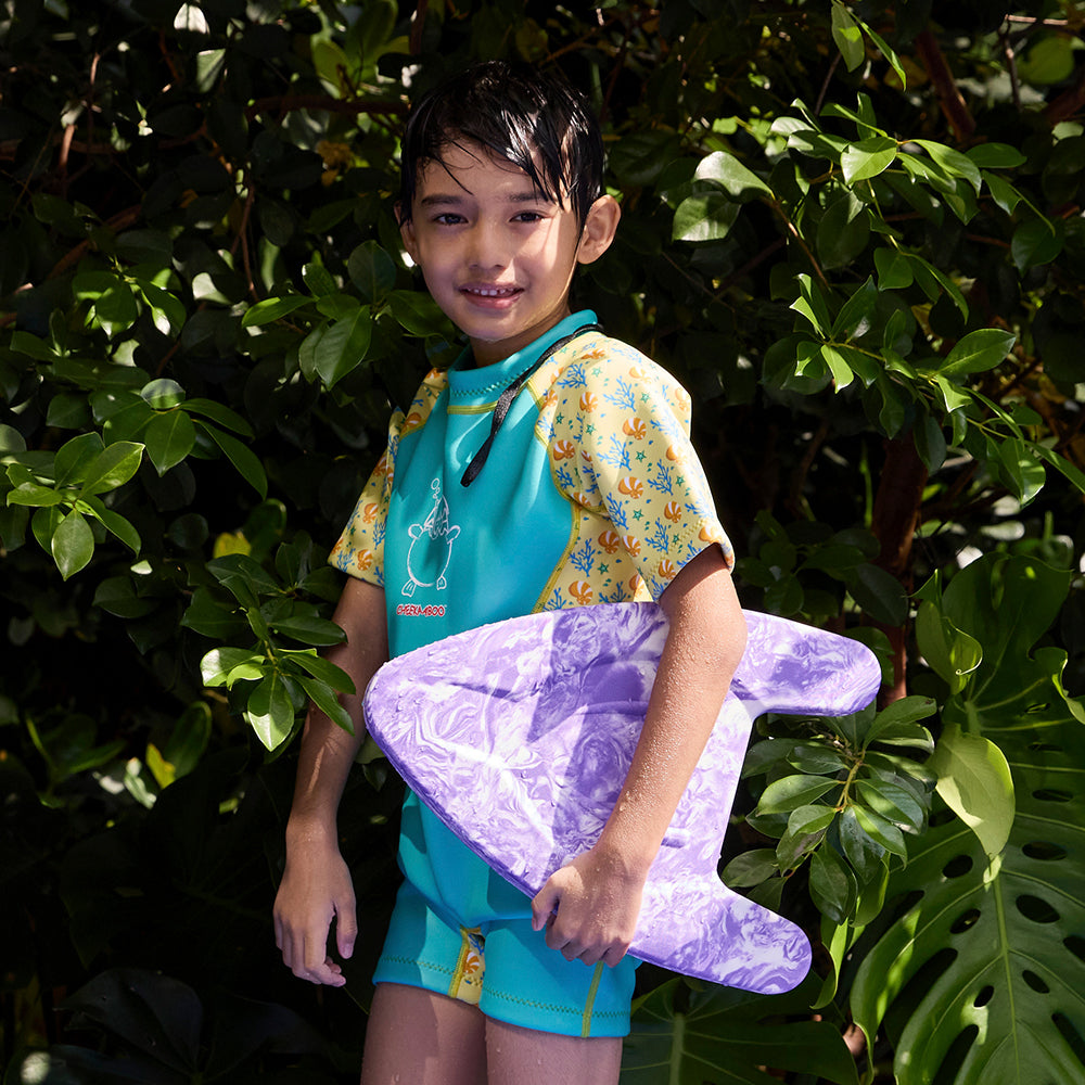 EVA Foam Swimming Kickboard (3cm Thickness) - Purple