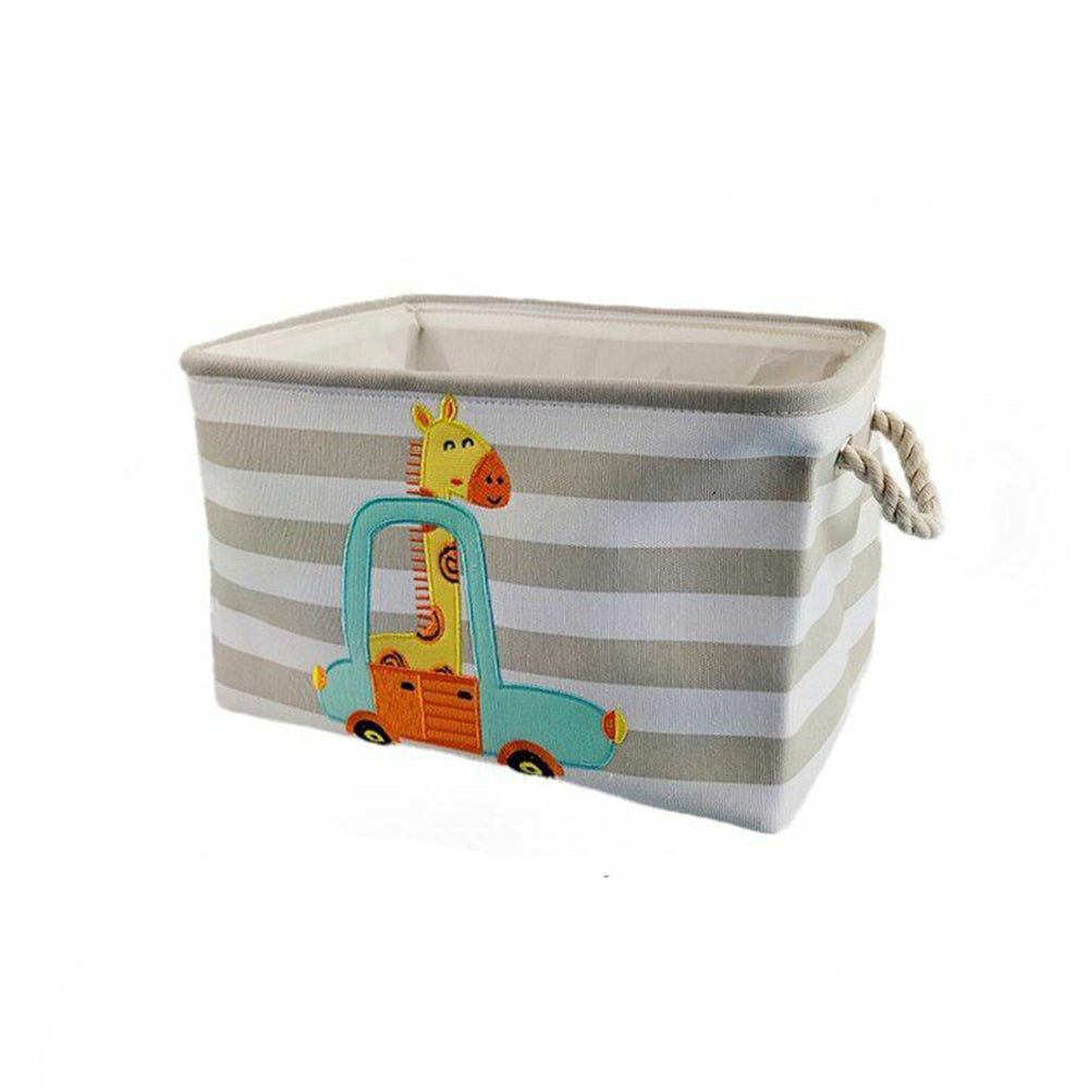 Cartoon & Cute Children's Fabric Organization Storage Bag - Giraffe (Rectangle)