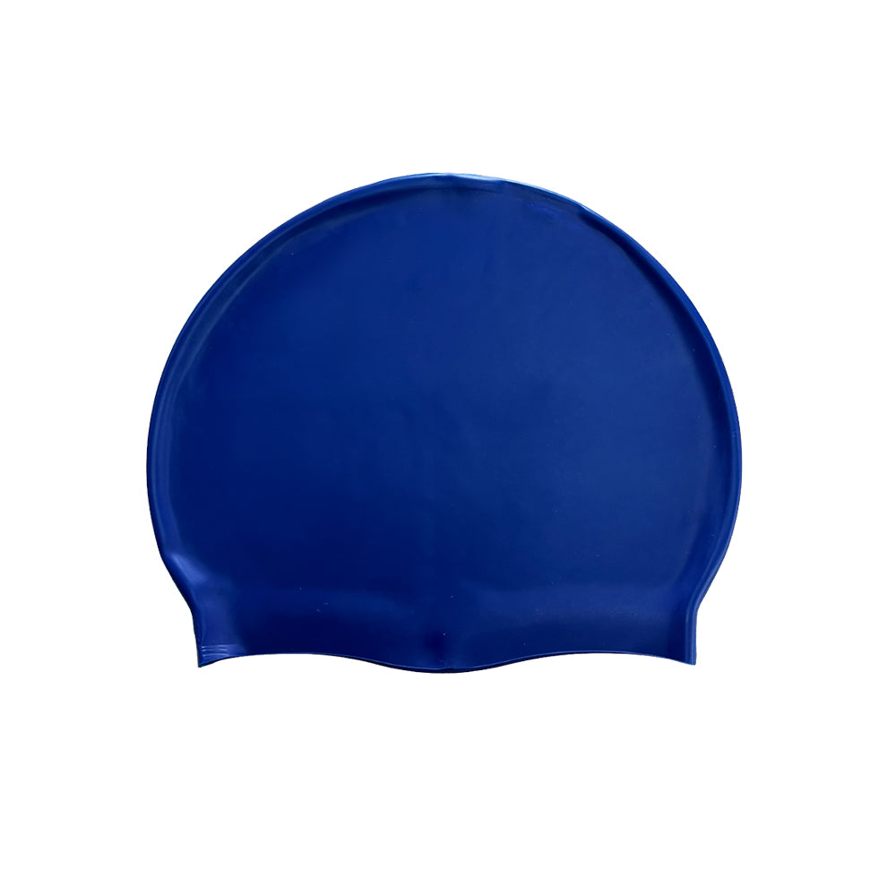 Silicone Waterproof Swimming Cap - Navy Blue (2 - 8 years)