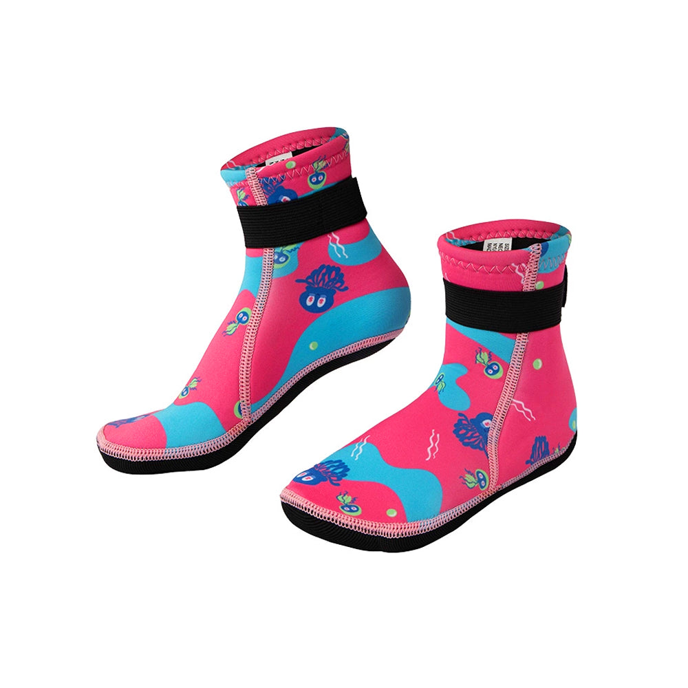 Toddler Protective Beach Socks - Pink Jellyfish