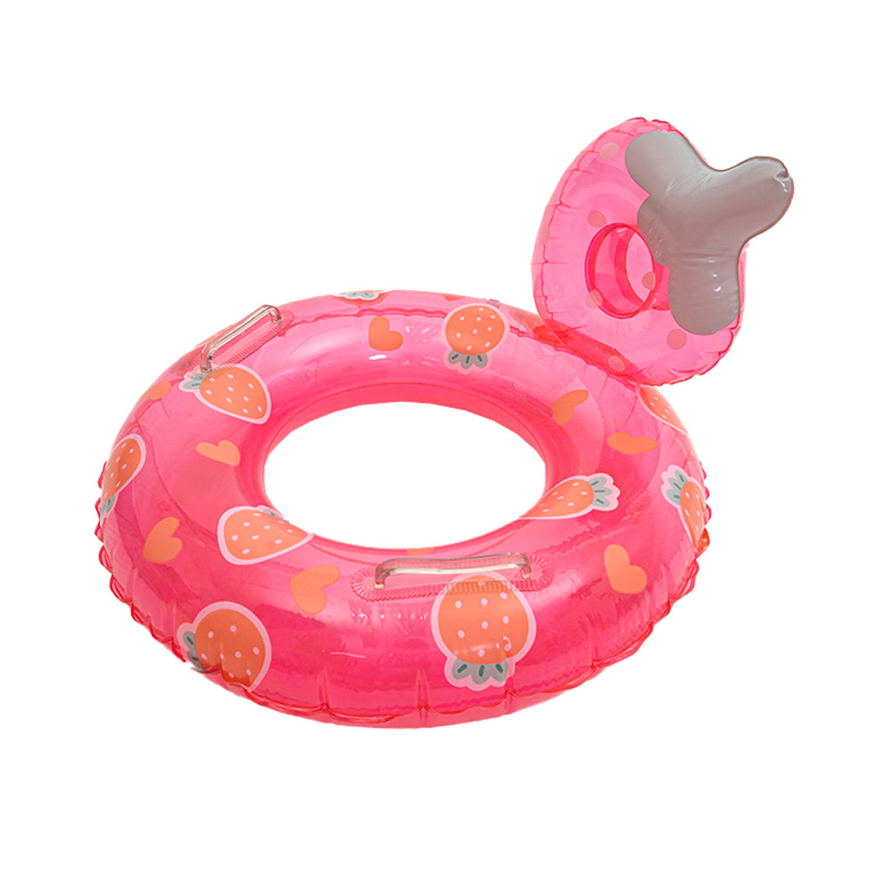 3D Children Inflatable Kids Swim Ring - Strawberry ( 3 Years Old & Above)