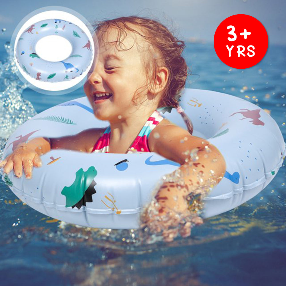 Children Inflatable Kids Swim Ring - Dino World ( 3 Years Old & Above)