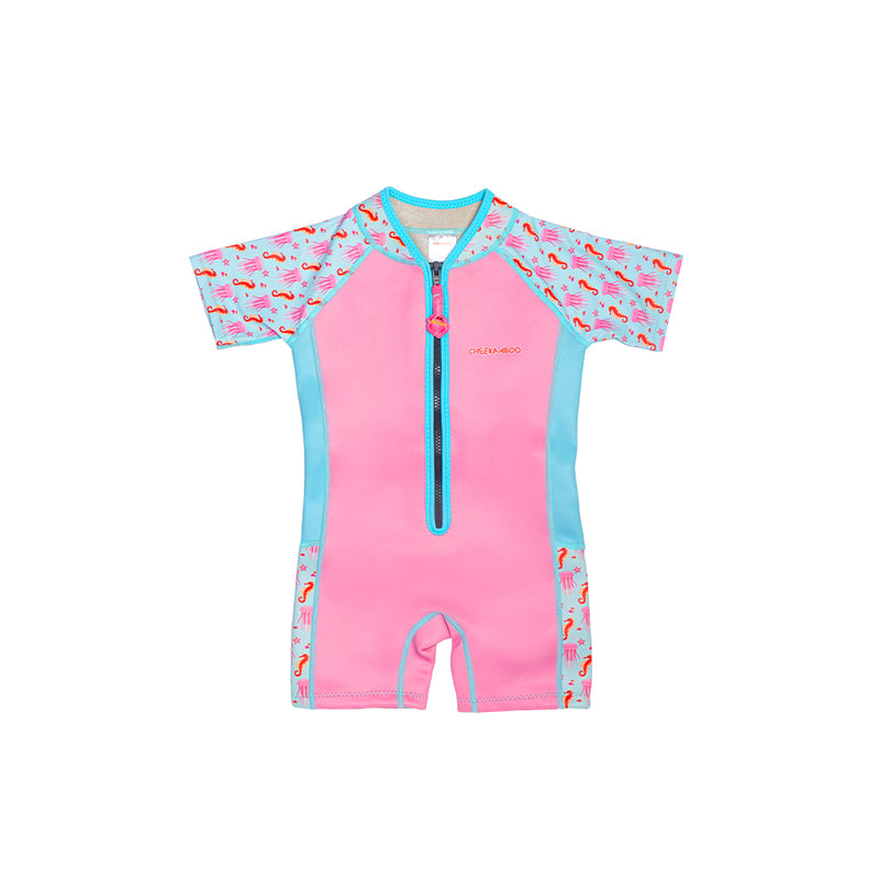 Wobbie Toddler Thermal Swimwear UPF50+ Pink Jellyfish