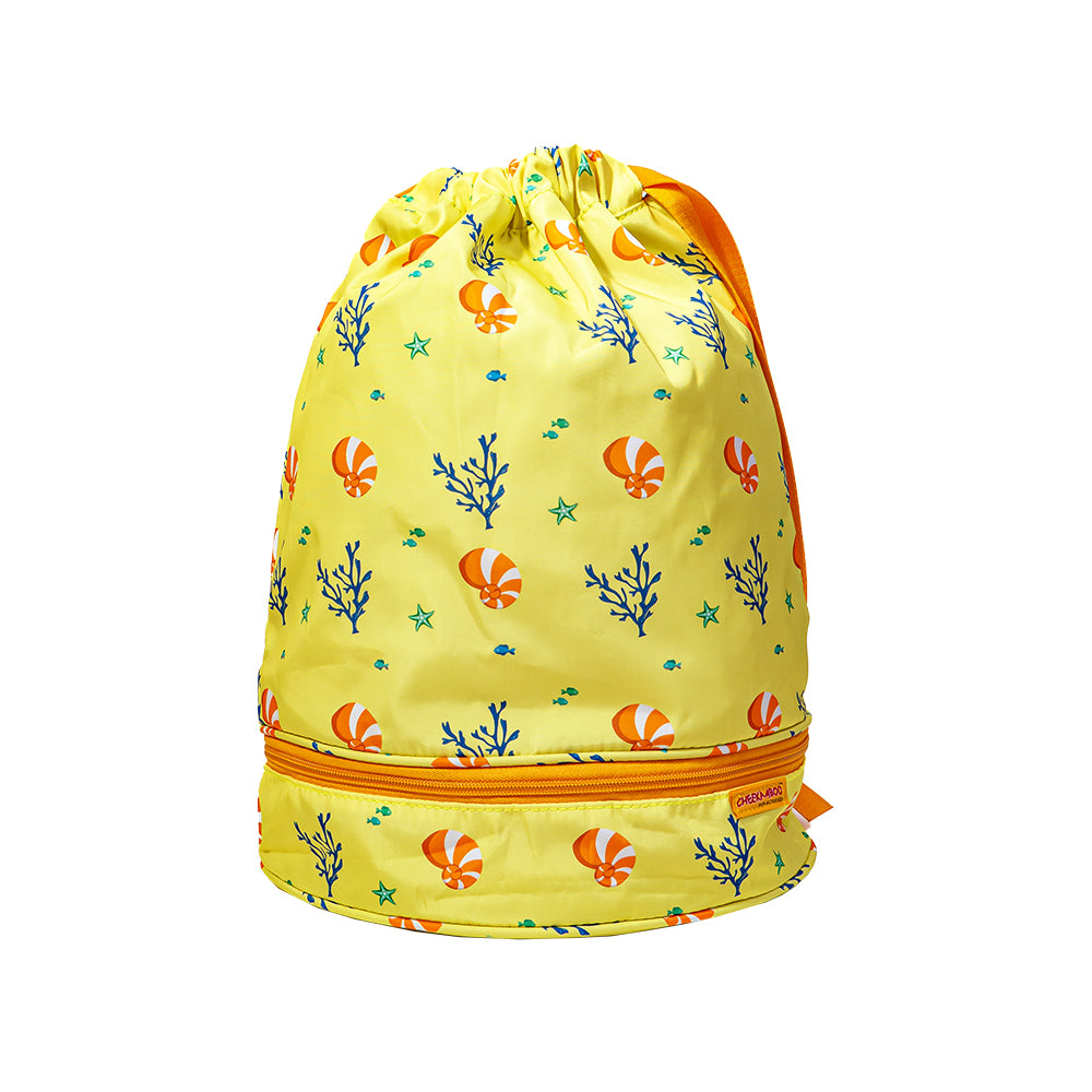 Toddler Lightweight Under The Sea Drawstring Bag - Yellow Coral